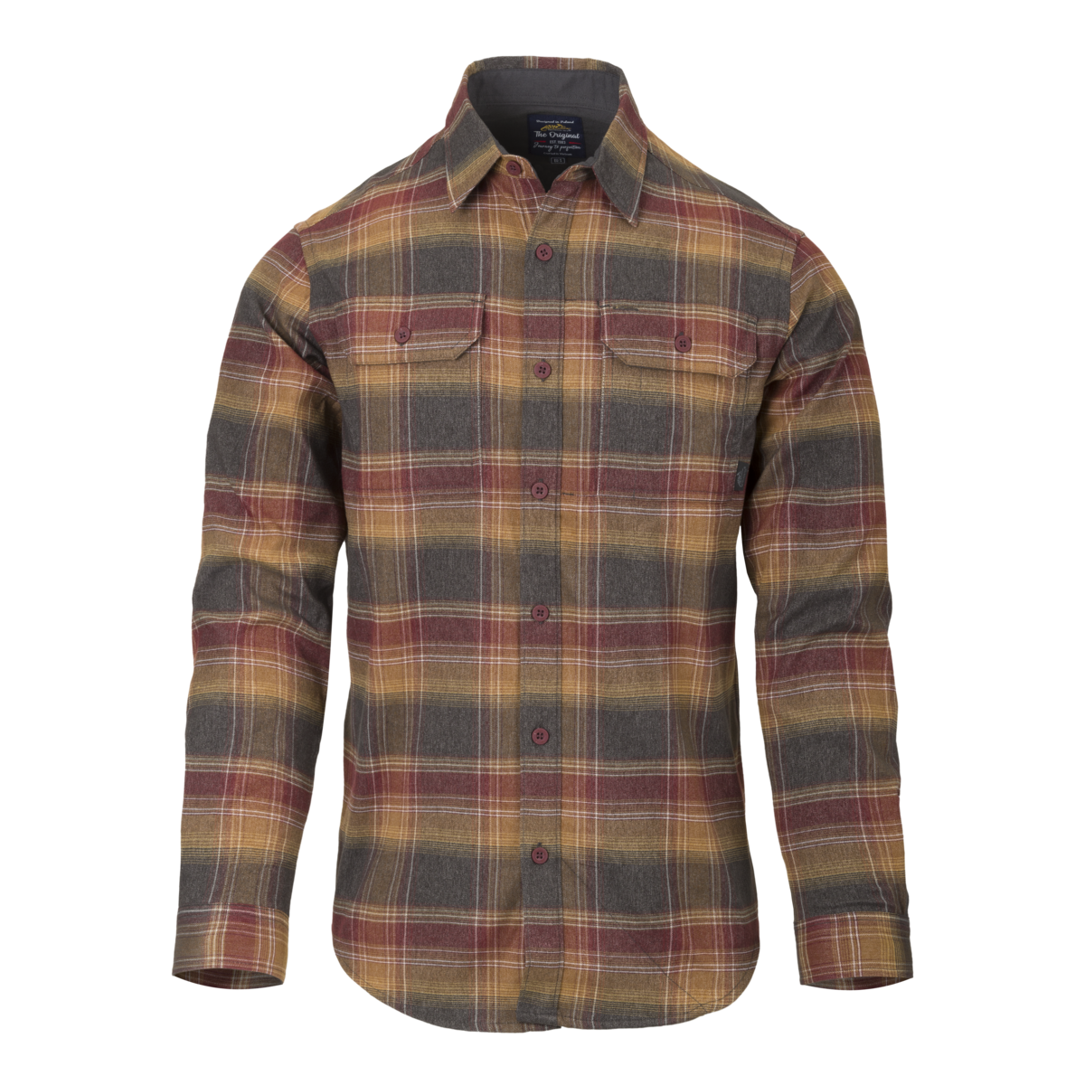 Cămașă Helikon-Tex Greyman Blast Blue Plaid Cu Buzunar Ascuns