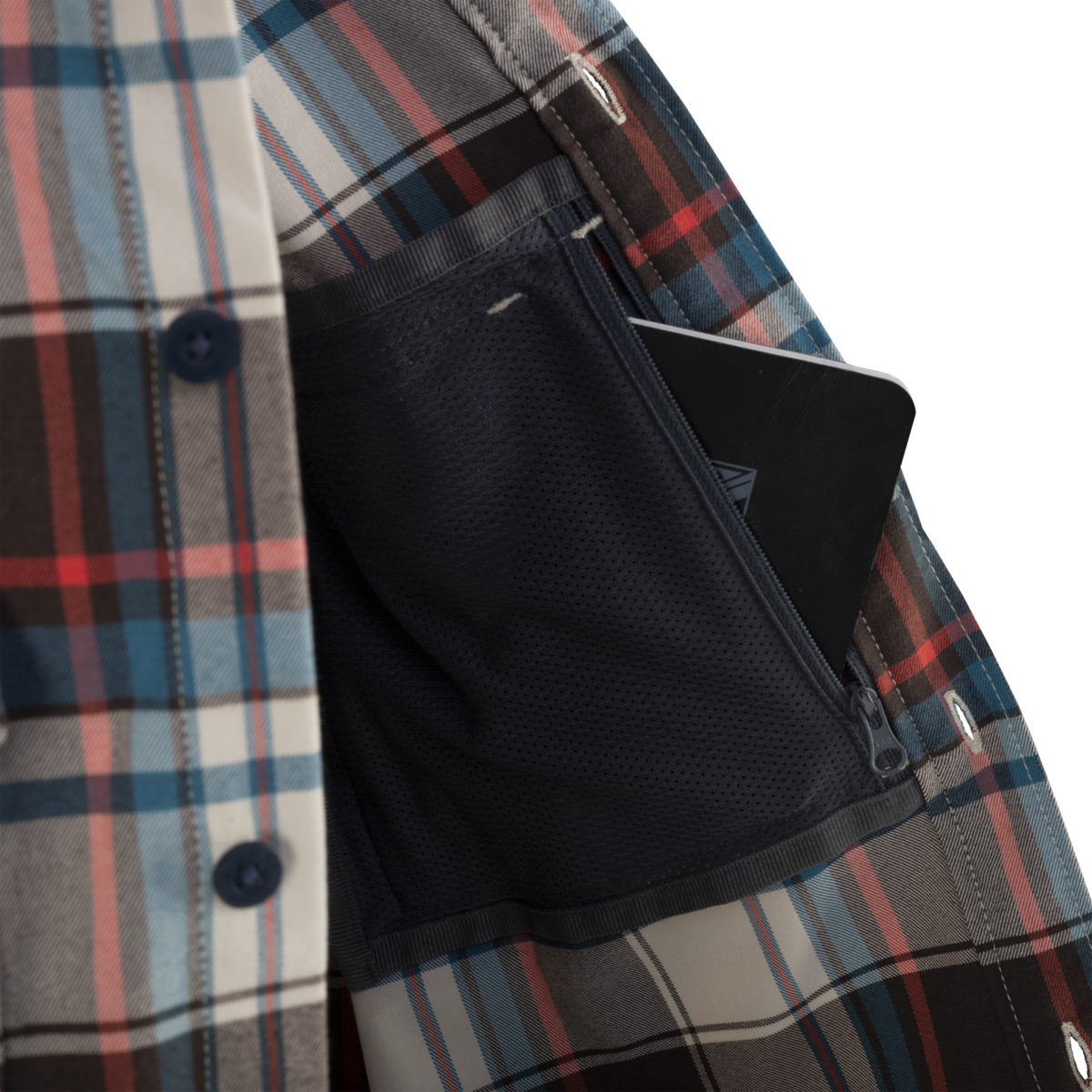 Cămașă Helikon-Tex Greyman Checkered Coral Crimson