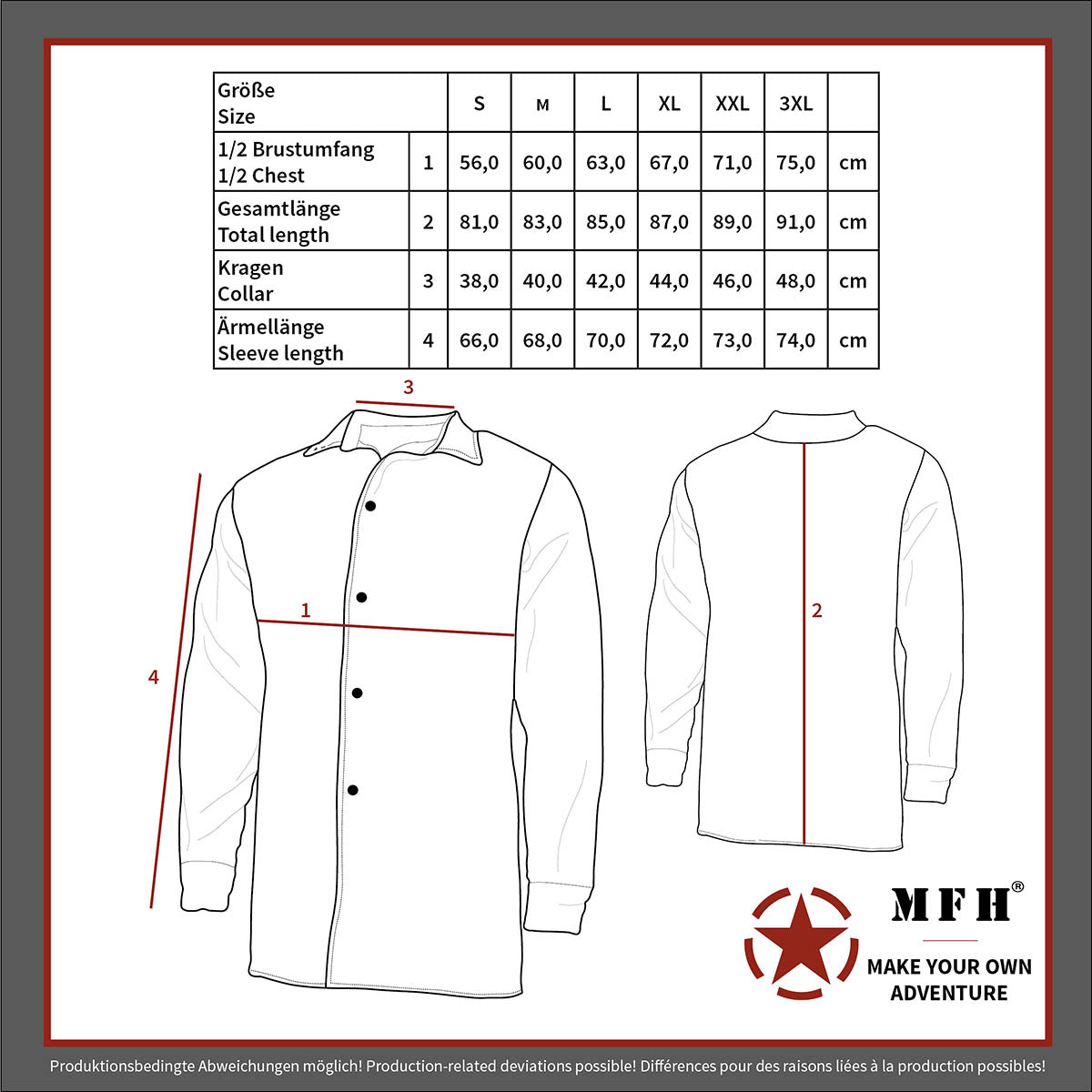 Cămașă Holzfäller Oliv-Negru FoxOutdoor - Flanel Gros, Spate Dublat