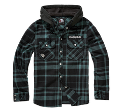Camasa In Carouri Iron Maiden Sweathood Eddy Black/Green Brandit - Stil Autentic si Confort