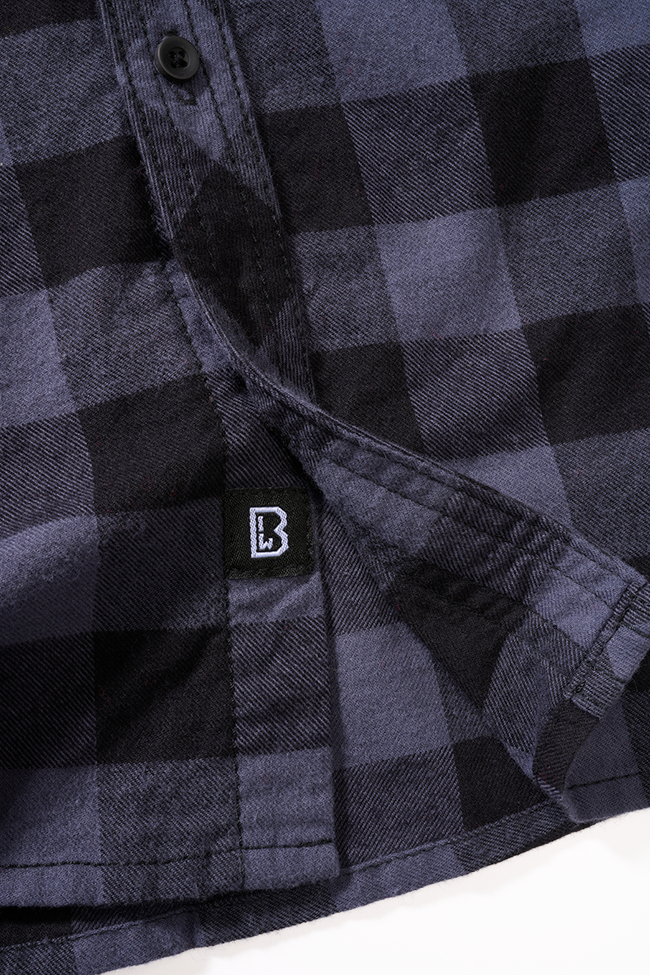Camasa In Carouri Long Sleeve Black/Grey Gingham Copii Brandit - Confort si Stil Zilnic