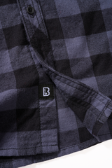 Camasa In Carouri Long Sleeve Black/Grey Gingham Copii Brandit - Confort si Stil Zilnic