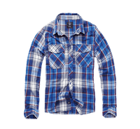 Camasa In Carouri Long Sleeve Navy Brandit - Stil Durabil