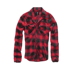 Camasa In Carouri Long Sleeve Red/Black Checkered Brandit - Stil si Durabilitate