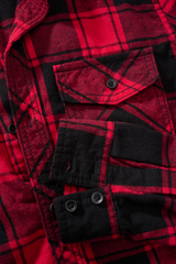 Camasa In Carouri Long Sleeve Red/Black Checkered Copii Brandit - Aventura si Confort