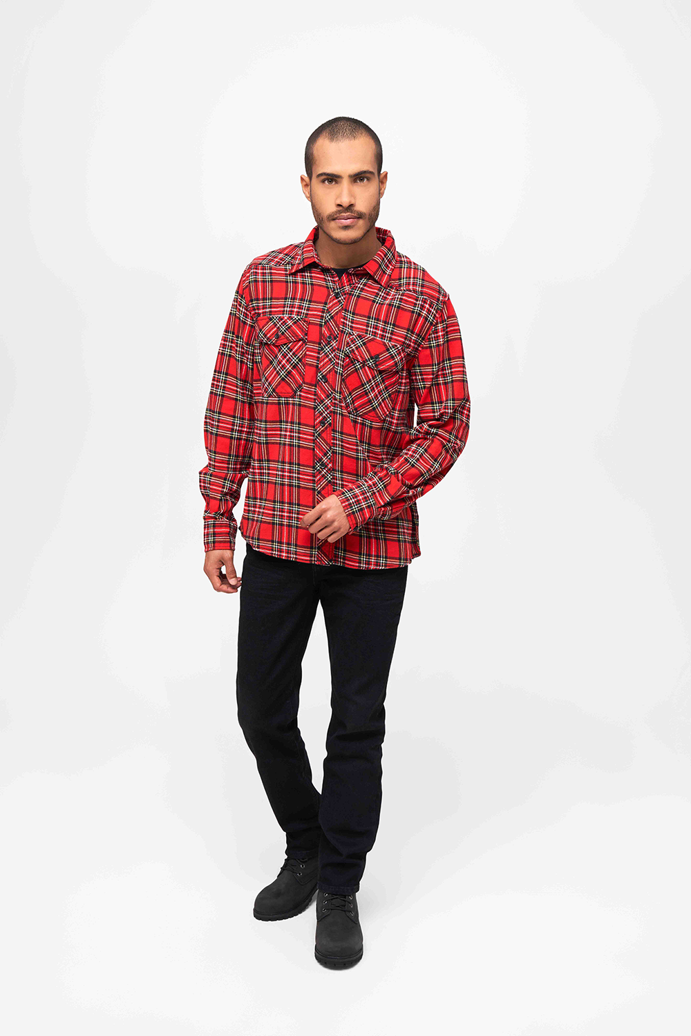 Camasa In Carouri Long Sleeve Tartan Brandit - Confort Durabil