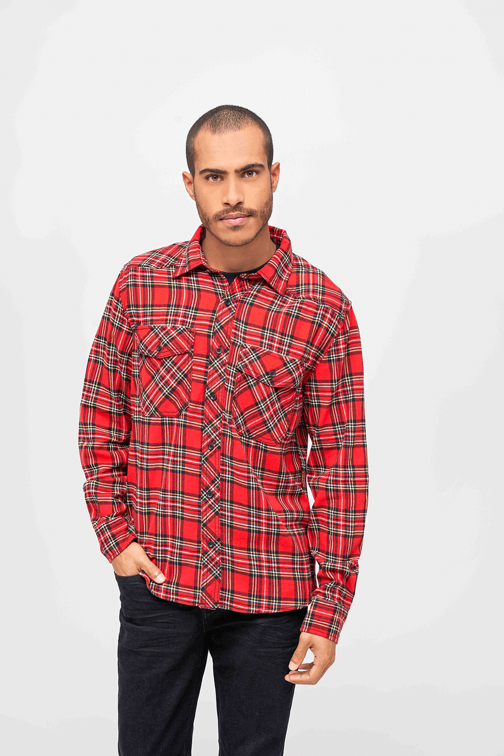 Camasa In Carouri Long Sleeve Tartan Brandit - Confort Durabil