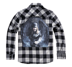 Camasa In Carouri Ozzy Long Sleeve Black/Charcoal Checkered Brandit - Stil Durabil
