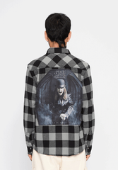 Camasa In Carouri Ozzy Long Sleeve Black/Charcoal Checkered Brandit - Stil Durabil