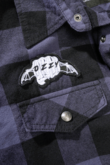Camasa In Carouri Ozzy Sleeveless Black/Grey Checkered Brandit - Libertate in Miscare