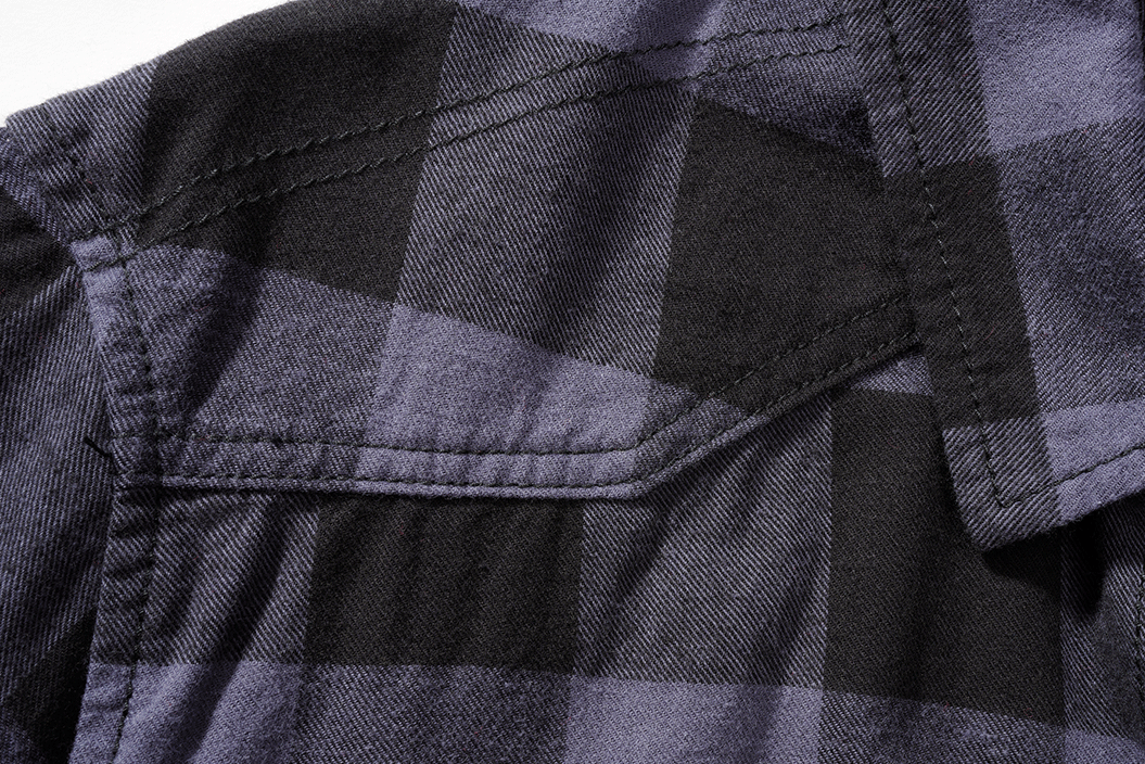 Camasa In Carouri Short Sleeve Black/Grey Gingham Brandit - Confort Lejer