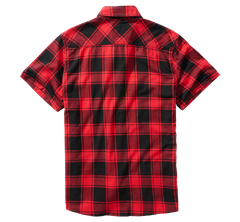 Camasa In Carouri Short Sleeve Red/Black Checkered Brandit - Confort Zilnic