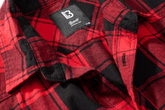 Camasa In Carouri Short Sleeve Red/Black Checkered Brandit - Confort Zilnic