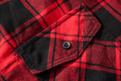 Camasa In Carouri Short Sleeve Red/Black Checkered Brandit - Confort Zilnic