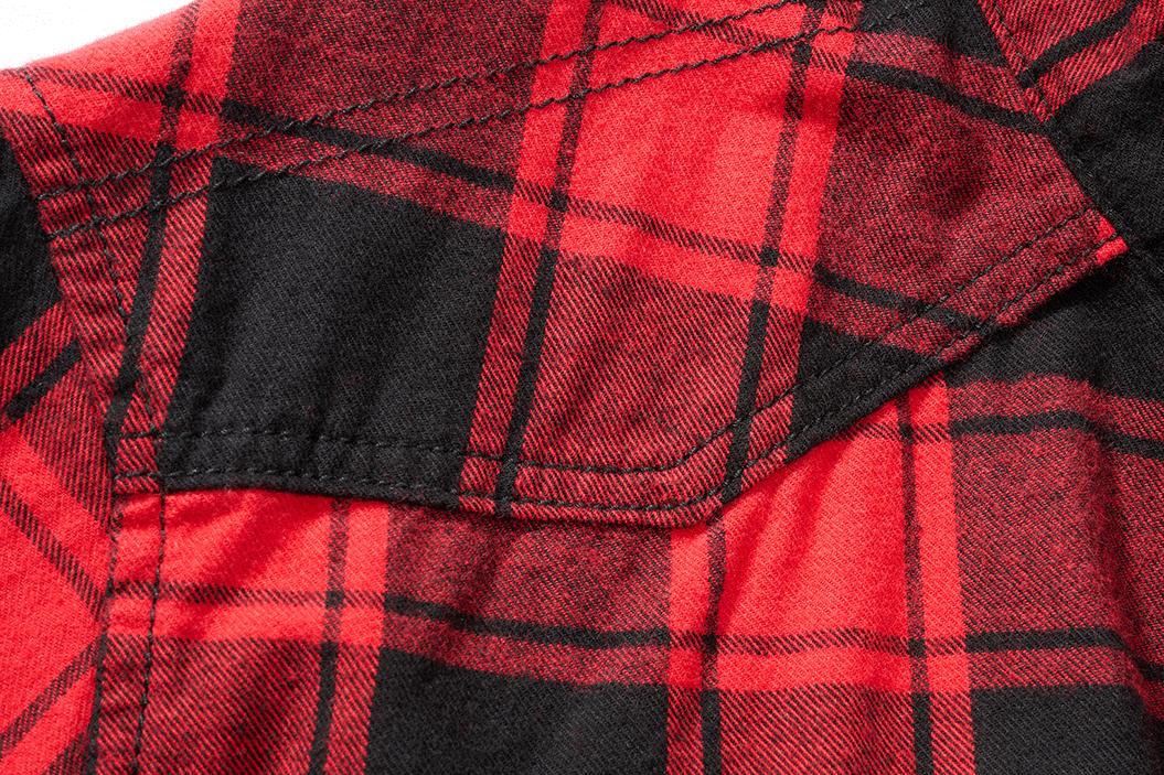 Camasa In Carouri Short Sleeve Red/Black Checkered Brandit - Confort Zilnic