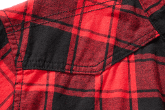 Camasa In Carouri Short Sleeve Red/Black Checkered Brandit - Confort Zilnic