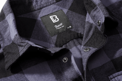 Camasa In Carouri Sleeveless Black/Grey Gingham Brandit - Stil Urban Activ
