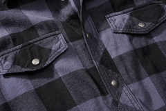 Camasa In Carouri Sleeveless Black/Grey Gingham Brandit - Stil Urban Activ