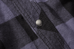 Camasa In Carouri Sleeveless Black/Grey Gingham Brandit - Stil Urban Activ