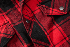 Camasa In Carouri Sleeveless Red/Black Checkered Brandit - Libertate de Miscare