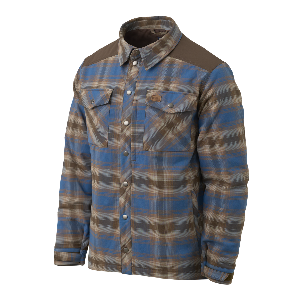 Cămașă Izolată Helikon-Tex Winter Warden Plaid Forest Blue