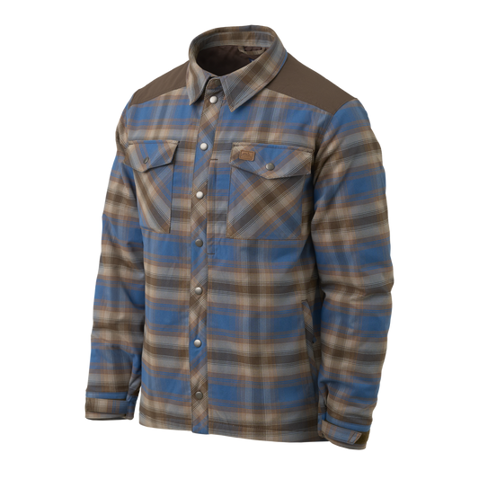 Cămașă Izolată Helikon-Tex Winter Warden Plaid Forest Blue