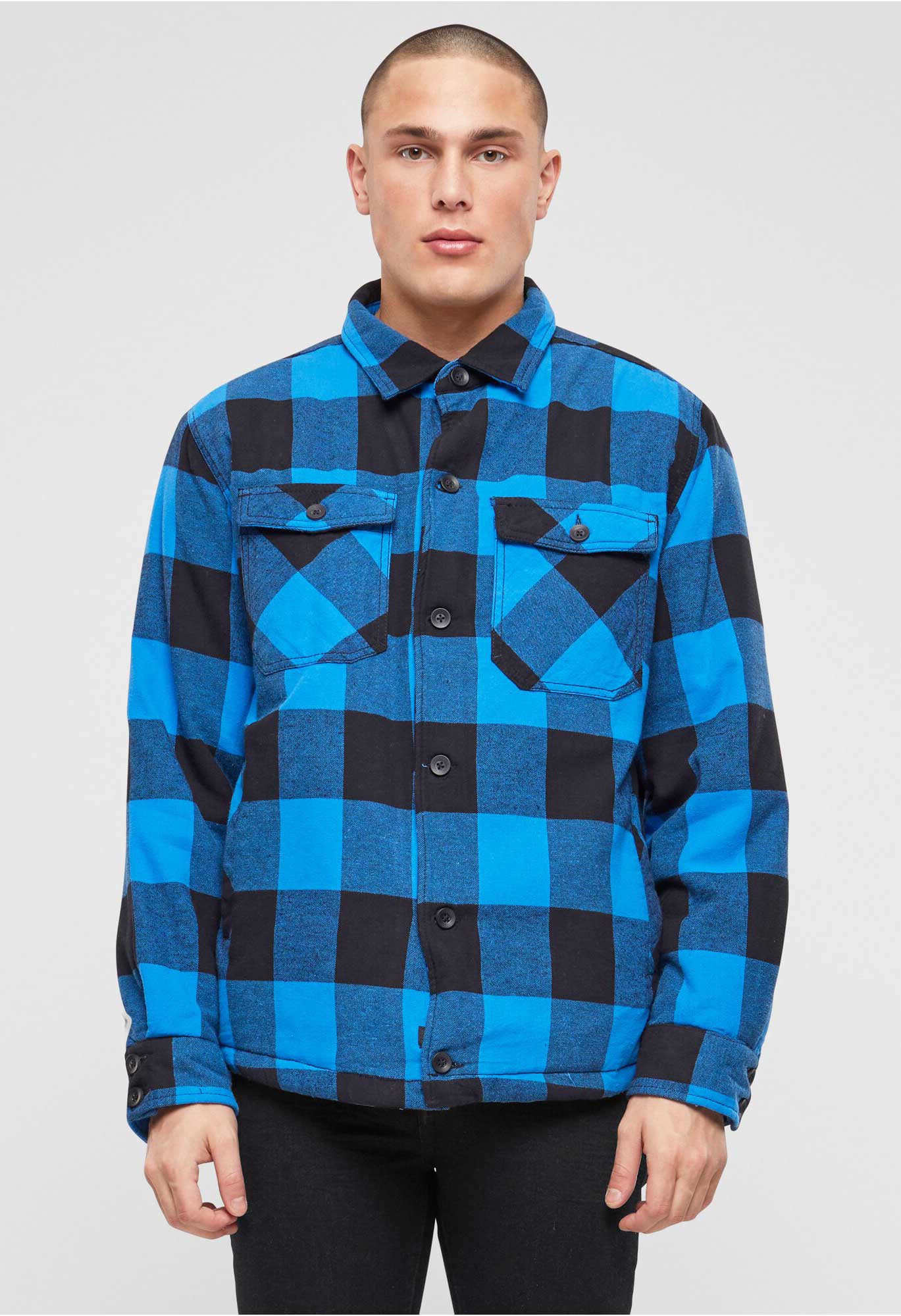 Camasa Lumber Black/Blue Gingham Brandit - Caldura si Stil Autentic