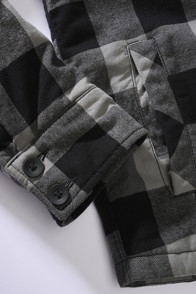 Camasa Lumber Black/Charcoal Brandit - Caldura si Stil Autentic