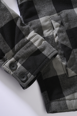 Camasa Lumber Black/Charcoal Brandit - Caldura si Stil Autentic