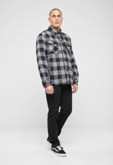 Camasa Lumber Black/Charcoal Brandit - Caldura si Stil Autentic