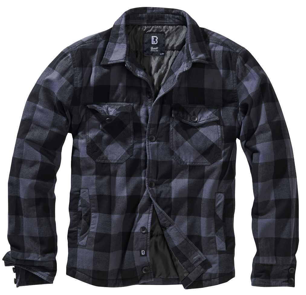 Camasa Lumber Black/Grey Checkered Brandit - Caldura si Stil Urban