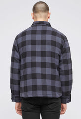 Camasa Lumber Black/Grey Checkered Brandit - Caldura si Stil Urban