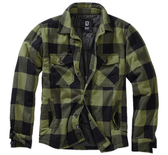 Camasa Lumber Black/Olive Gingham Brandit - Caldura si Stil Autentic