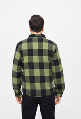 Camasa Lumber Black/Olive Gingham Brandit - Caldura si Stil Autentic