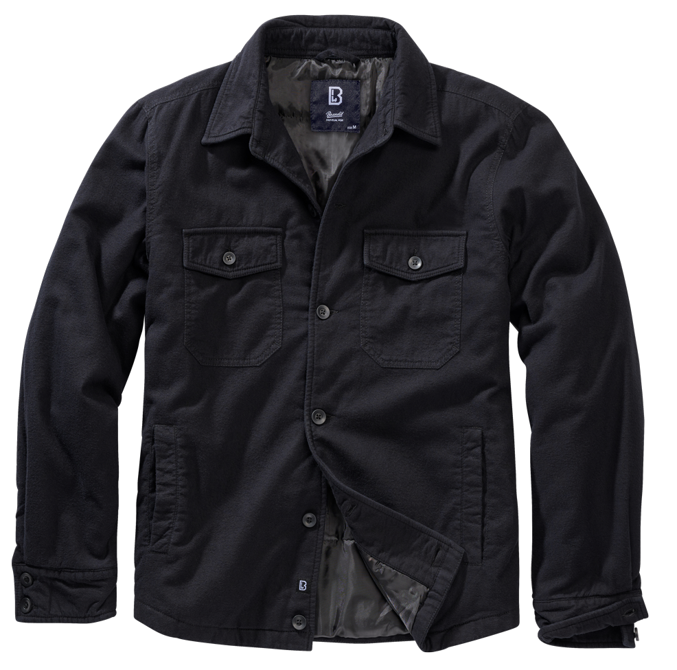 Camasa Lumber Negru Brandit - Caldura si Stil