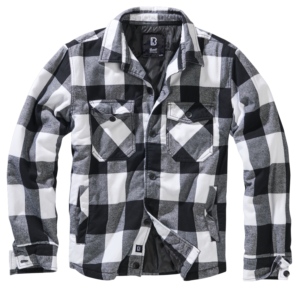 Camasa Lumber White/Black Checkered Brandit - Caldura Urbana Versatila