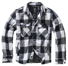 Camasa Lumber White/Black Checkered Brandit - Caldura Urbana Versatila