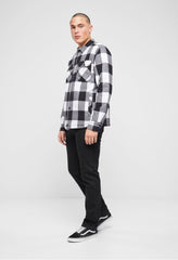 Camasa Lumber White/Black Checkered Brandit - Caldura Urbana Versatila