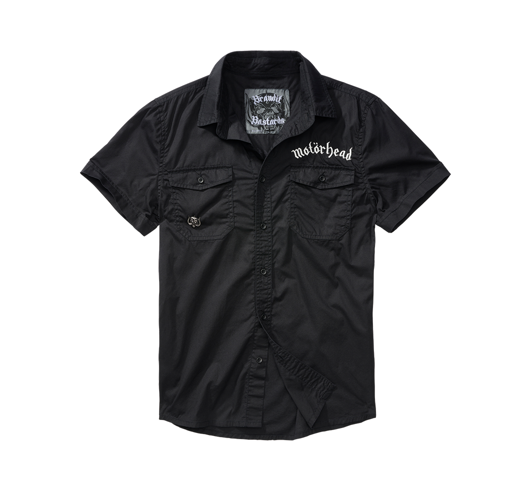 Camasa Motörhead Short Sleeve Negru Brandit - Stil Autentic Rock
