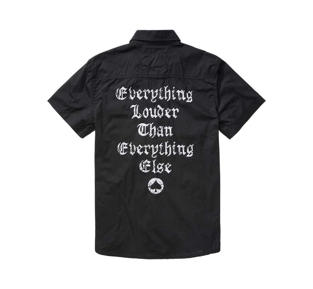 Camasa Motörhead Short Sleeve Negru Brandit - Stil Autentic Rock