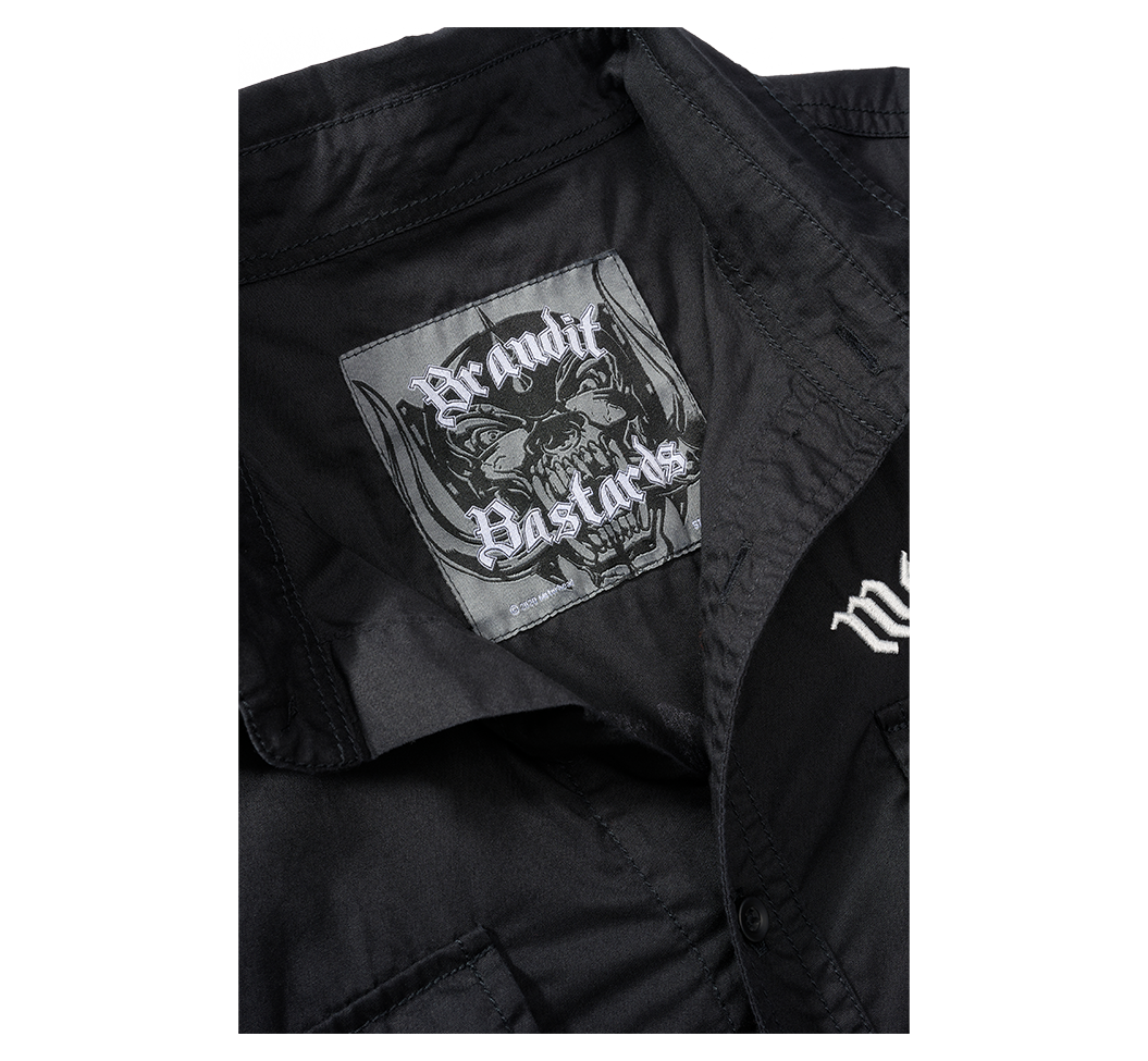 Camasa Motörhead Short Sleeve Negru Brandit - Stil Autentic Rock