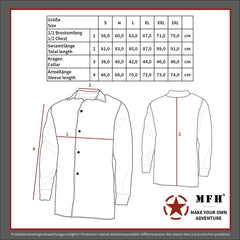Cămașă Pădurar în Carouri Albastru-Negru FoxOutdoor - Flanel Gros, 4 Buzunare