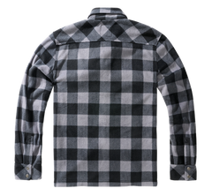 Camasa Polar Jeff Long Sleeve Black/Grey Brandit - Caldura si Mobilitate