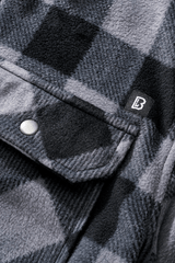 Camasa Polar Jeff Long Sleeve Black/Grey Brandit - Caldura si Mobilitate