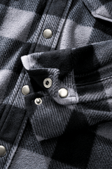 Camasa Polar Jeff Long Sleeve Black/Grey Brandit - Caldura si Mobilitate