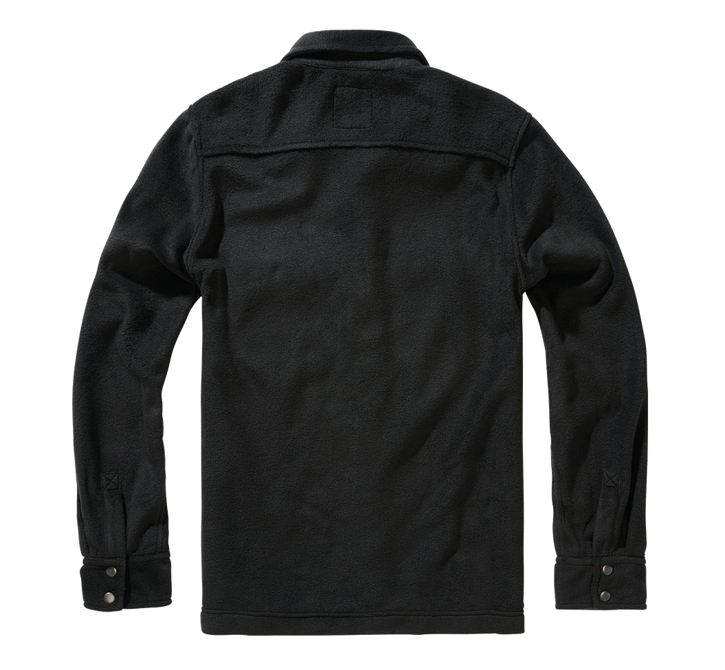Camasa Polar Jeff Long Sleeve Negru Brandit - Caldura Optima