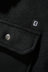 Camasa Polar Jeff Long Sleeve Negru Brandit - Caldura Optima