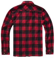 Camasa Polar Jeff Long Sleeve Red/Black Checkered Brandit - Caldura si Confort
