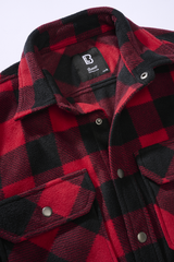 Camasa Polar Jeff Long Sleeve Red/Black Checkered Brandit - Caldura si Confort