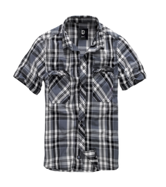 Camasa Roadstar Short Sleeve Black/Anthracite Checkered Brandit - Stil si Confort Zilnic